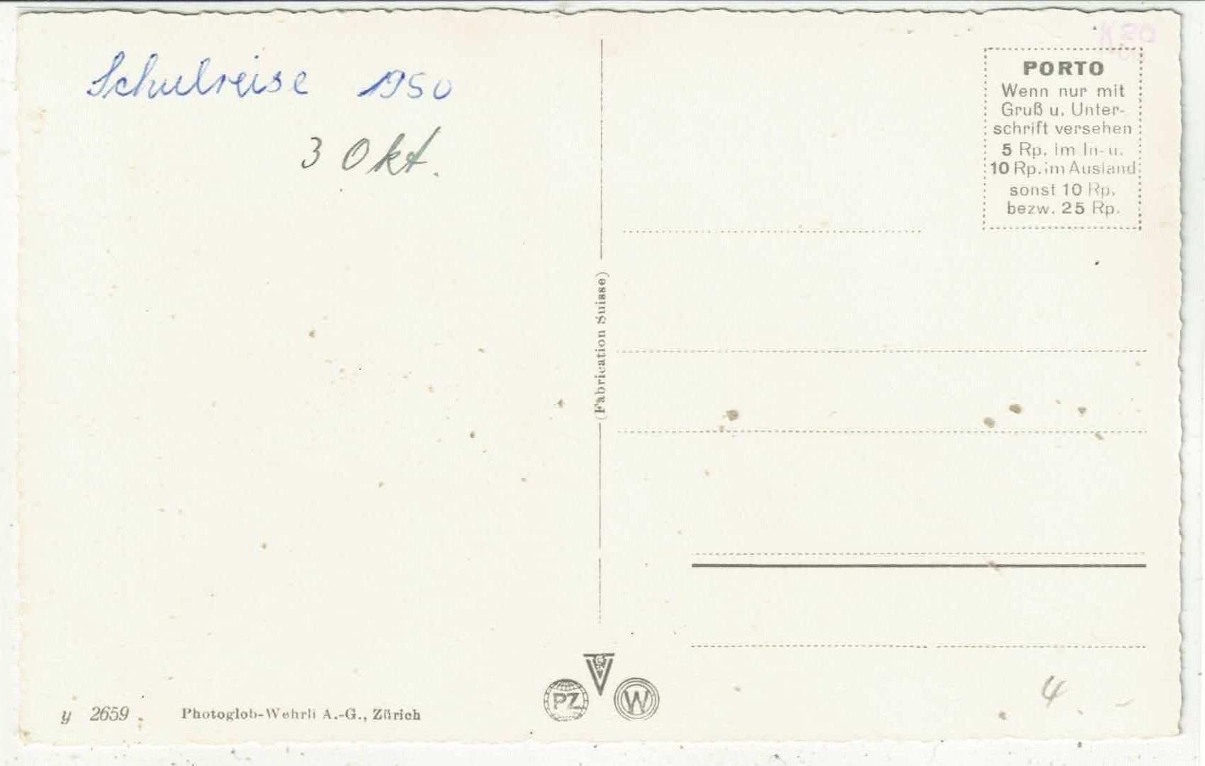 Cartoline postali: Mendrisio - Vue generale – Usato da Ettingen venduto da Kartenplanet 1