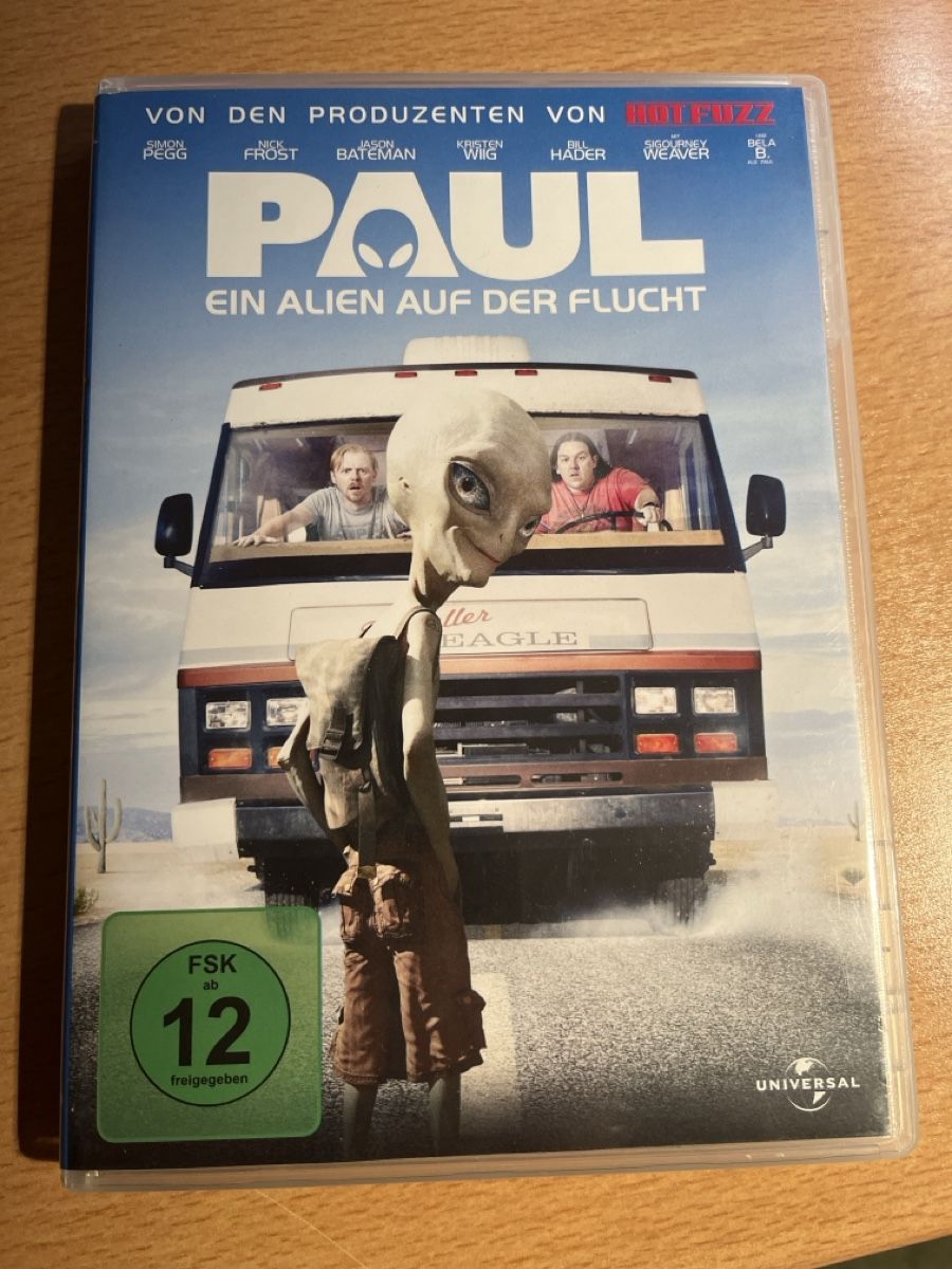Tutti i DVDs: DVD Paul Ein Alien auf der Flucht  – Usato da Emmenbrücke venduto da evo34