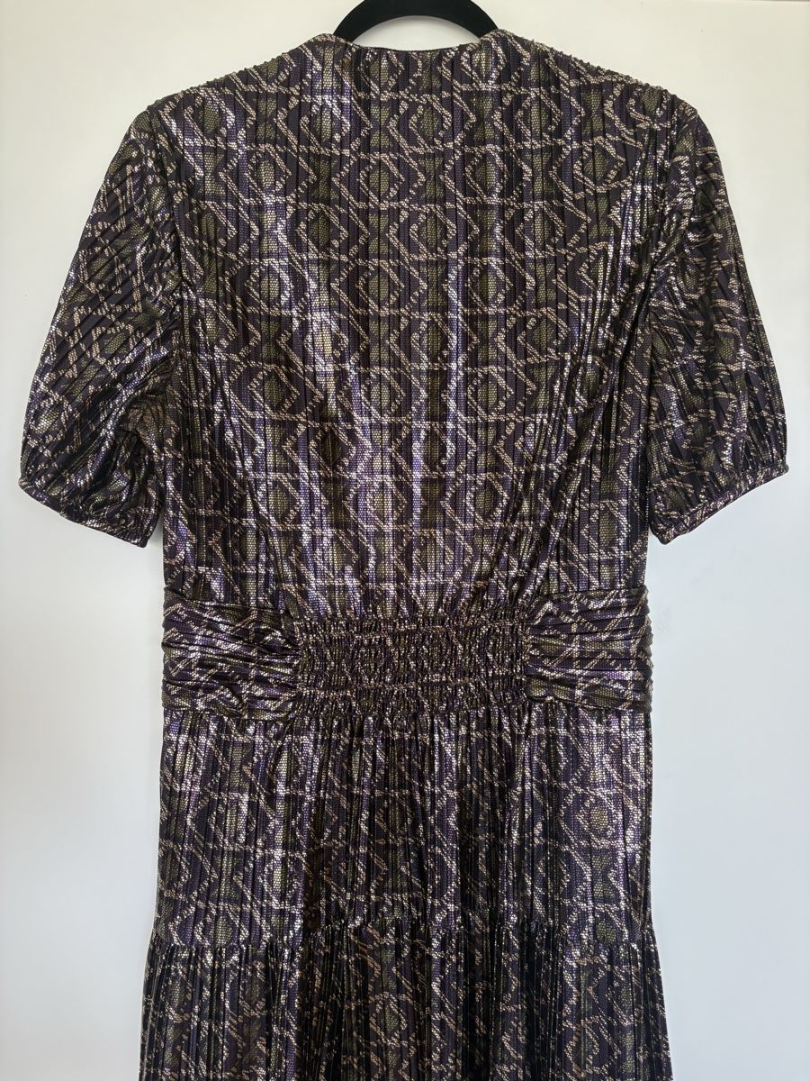 Ba&Sh Robes: Robe Bash midi plissée violette métallisée neuve – Neuf (Voir description) à Prilly par mai_ktw8 7