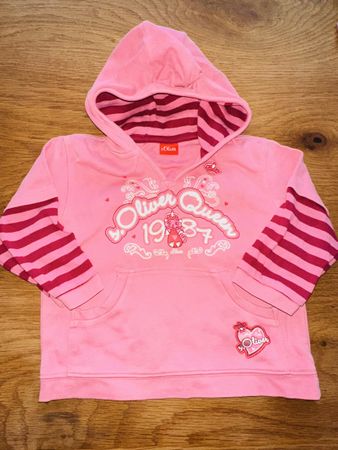 S.Oliver Mädchen Hoodie, Gr. 80, Top Zustand, Rosa!