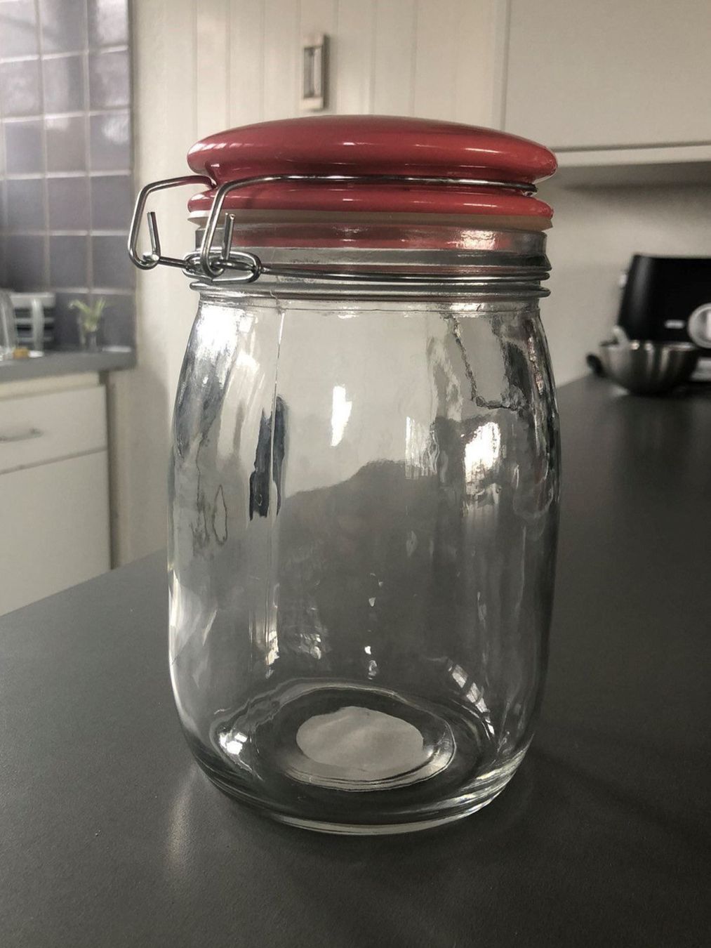 Contenitori & Simili: Bocal à Cookie Biscuits en verre Keksdose Blechdose aus Glas – Usato da St-Aubin FR venduto da Tiweety 2