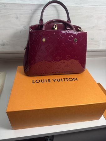 Louis Vuitton Handtasche Montaigne BB Magenta gebraucht