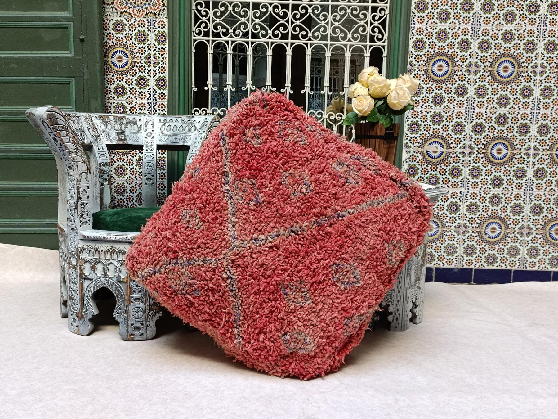 Sofas: Pouf marocain Vintage – Neuf (Voir description) à cournillens par Haronn