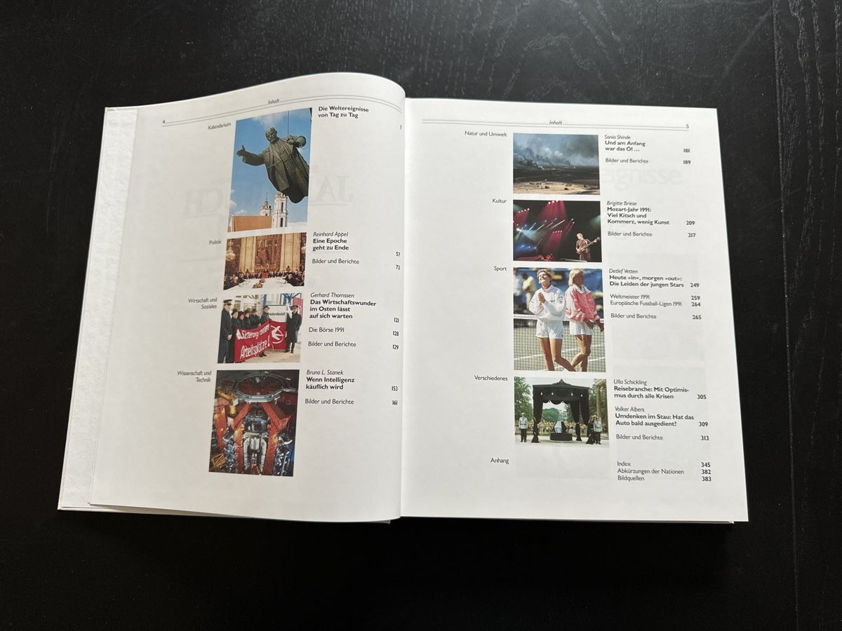 Bücher: Jahrbuch 1991 – Gebraucht aus Erstfeld von Uhu1980 1