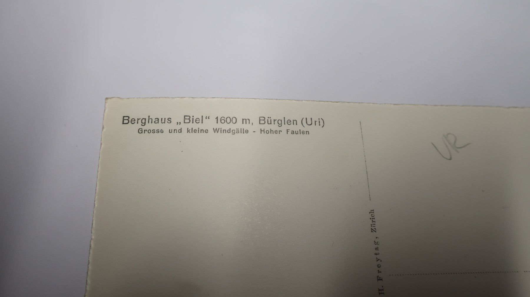 Cartoline postali: Berghaus " Biel " Burglen Uri – Usato da Cormoret venduto da Pascalll2001 3