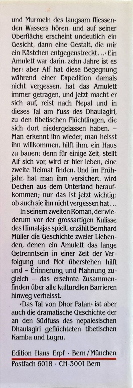 Libri: Müller Bernhard, Das Tal von Dhor Patan – Usato da Sarnen venduto da Livres 7