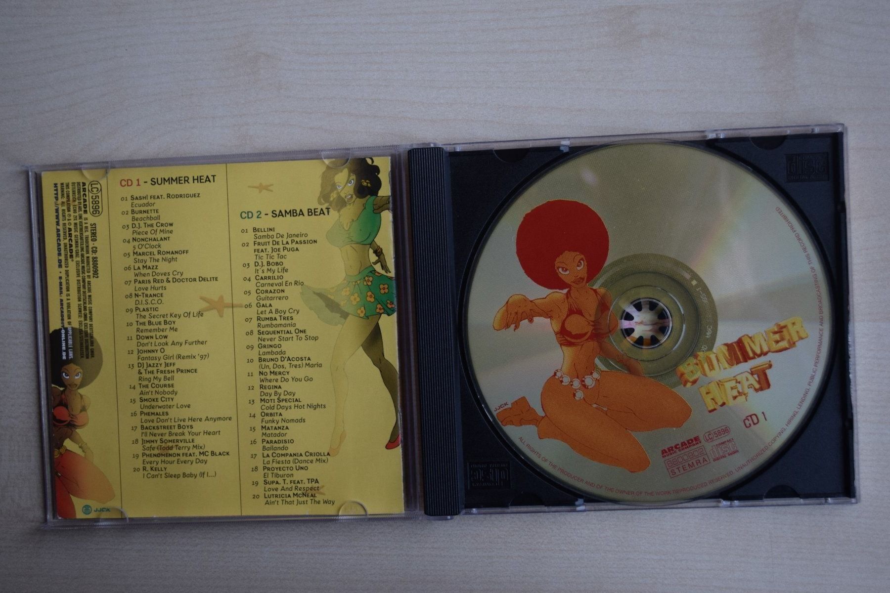 CD: SUMMER HEAT/2CDs, 2 in 1 (326) – Usato da Reutigen venduto da DONDON55 3