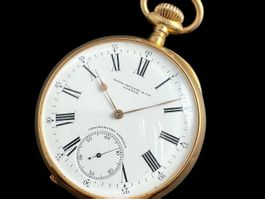 Patek Philippe Taschenuhr Gondolo 18k Chronom. 54mm *U1383