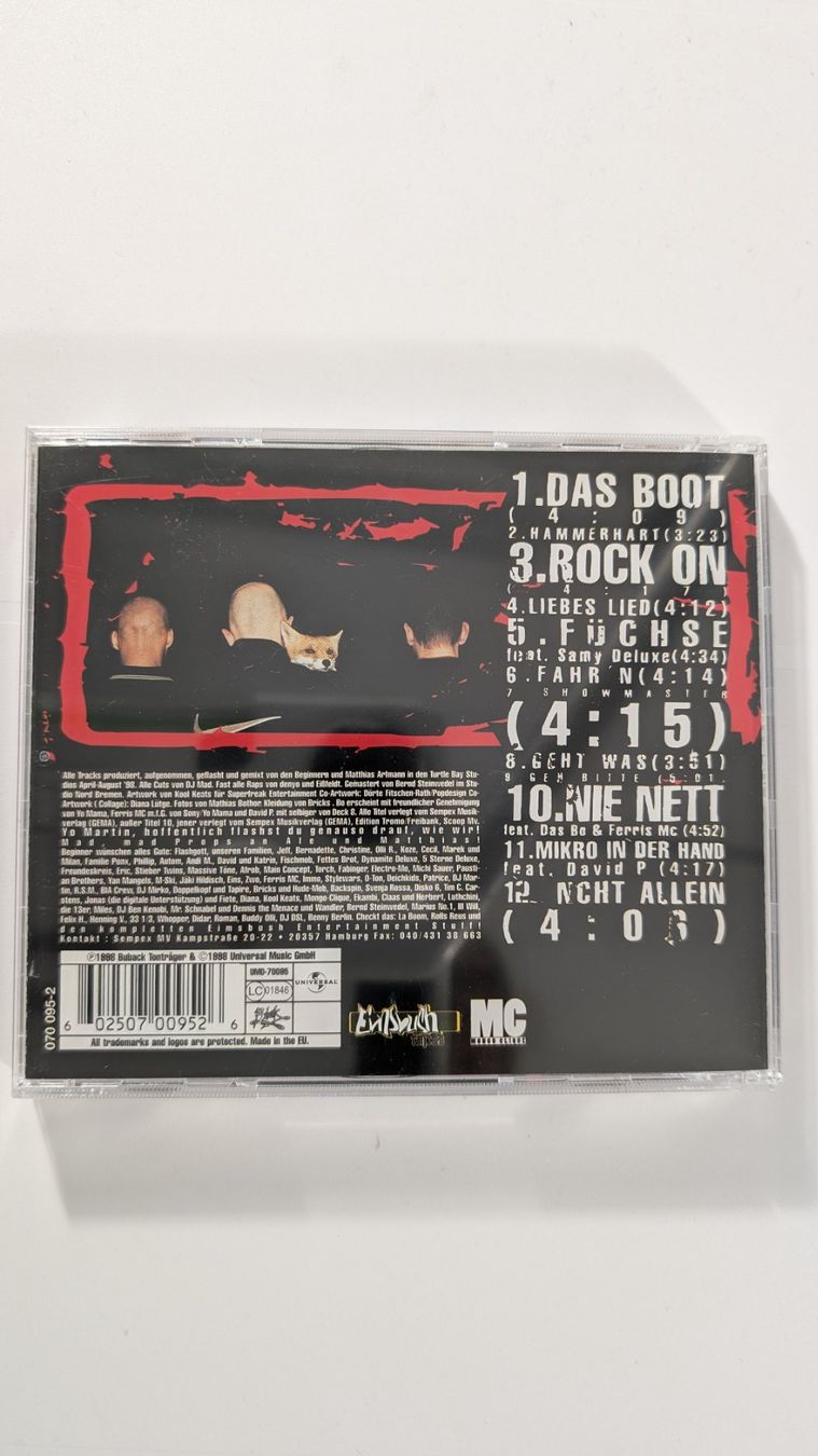 CD: Absolute Beginner - Bambule – Nuovo (secondo la descrizione) da Baar venduto da Arthur_Fooksayk 1