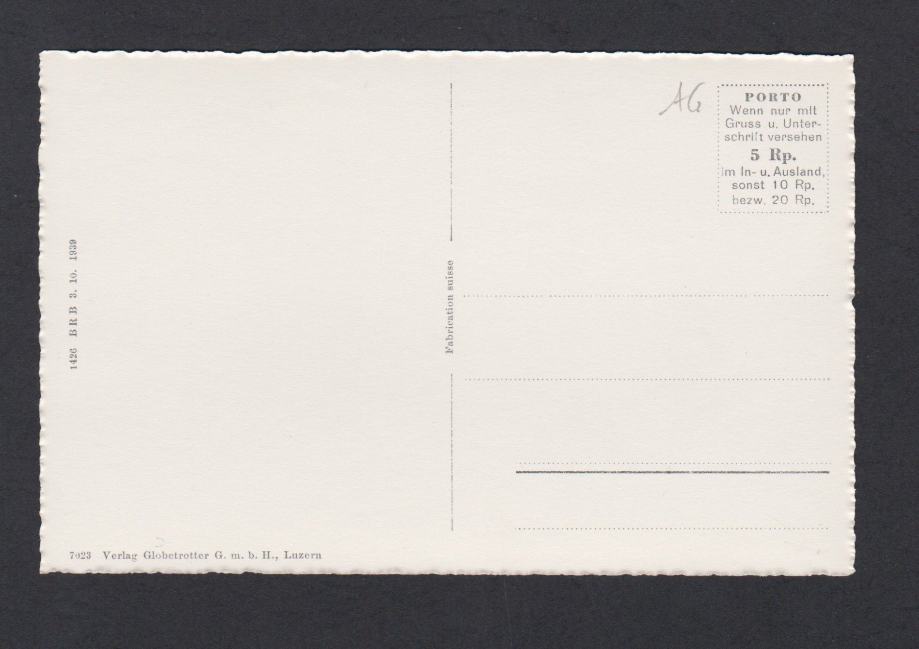 Cartoline postali: Zofingen   -   alte Ansichtskarte** – Usato da Vitznau venduto da Ropaku 1