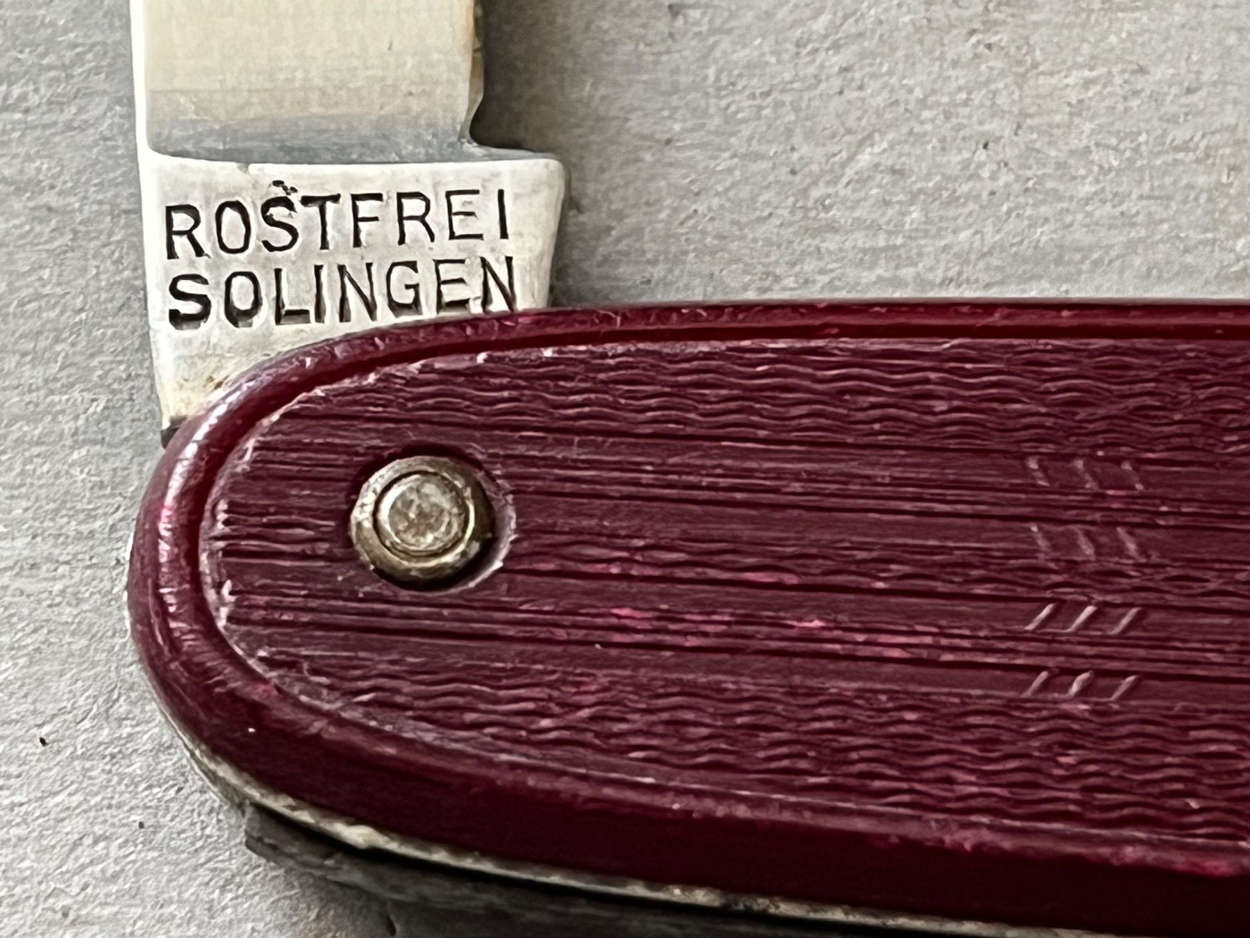 Solingen Taschenmesser: Altes Sackmesser DECORA/SOLINGEN 88 mm - selten – Gebraucht aus Zürich von FV.vintage 4