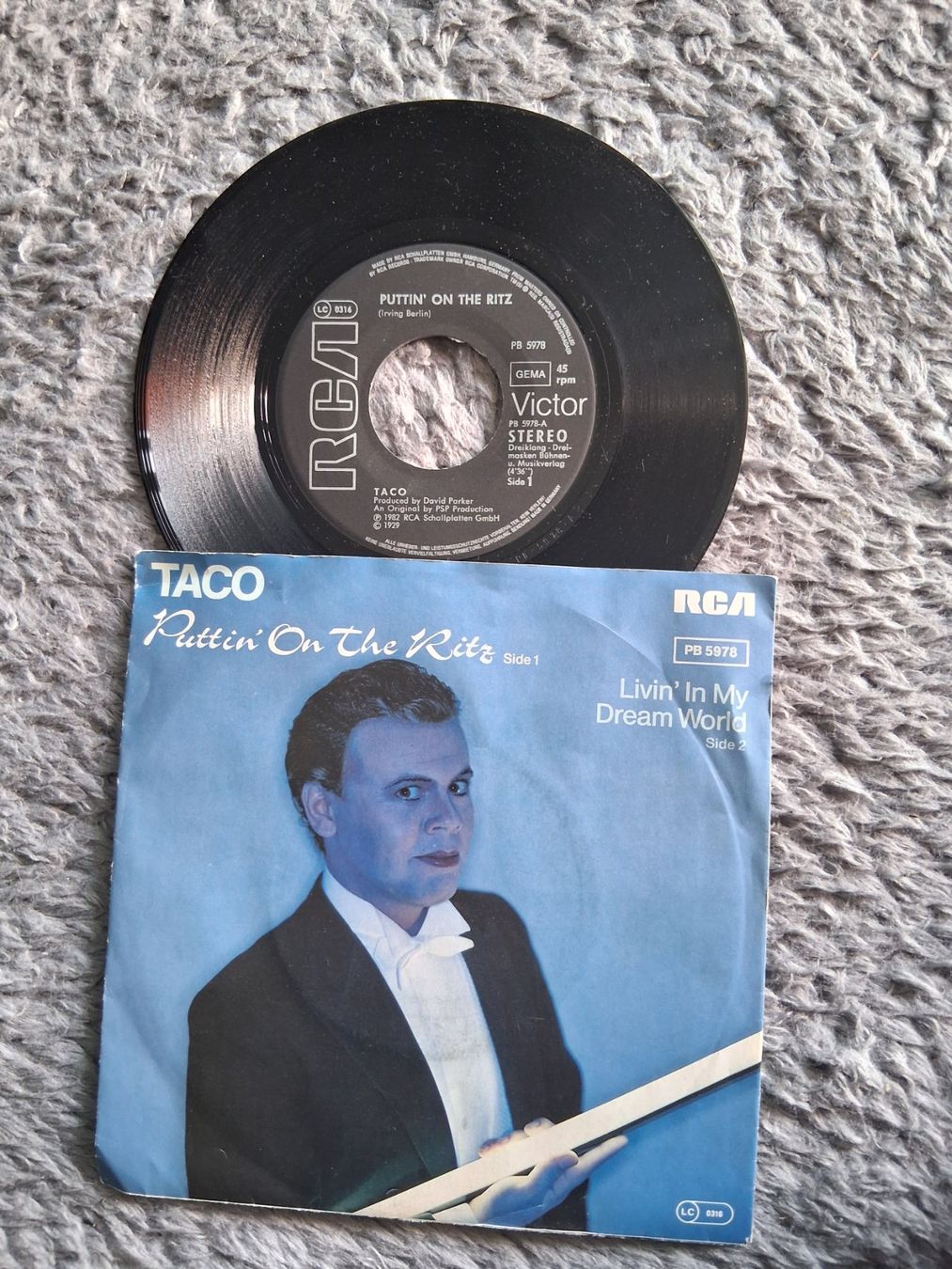 Dischi in vinile: TACO        PUTTIN'ON THE RITZ      7NER SINGLE – Usato da Wetzikon ZH venduto da Ramones01