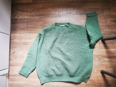 Schöner mintgrüner Pullover Gr. XXL für Frühling