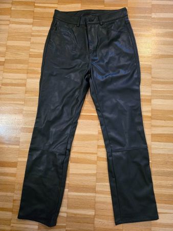 Leder Look Hose, Grösse 36-neu