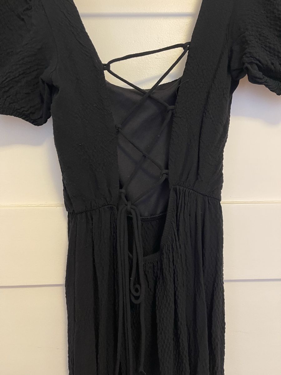 Stradivarius Vestiti: Stradivarius schwarzes Kleid M – Nuovo (secondo la descrizione) da Zürich venduto da flo_8x2x 6