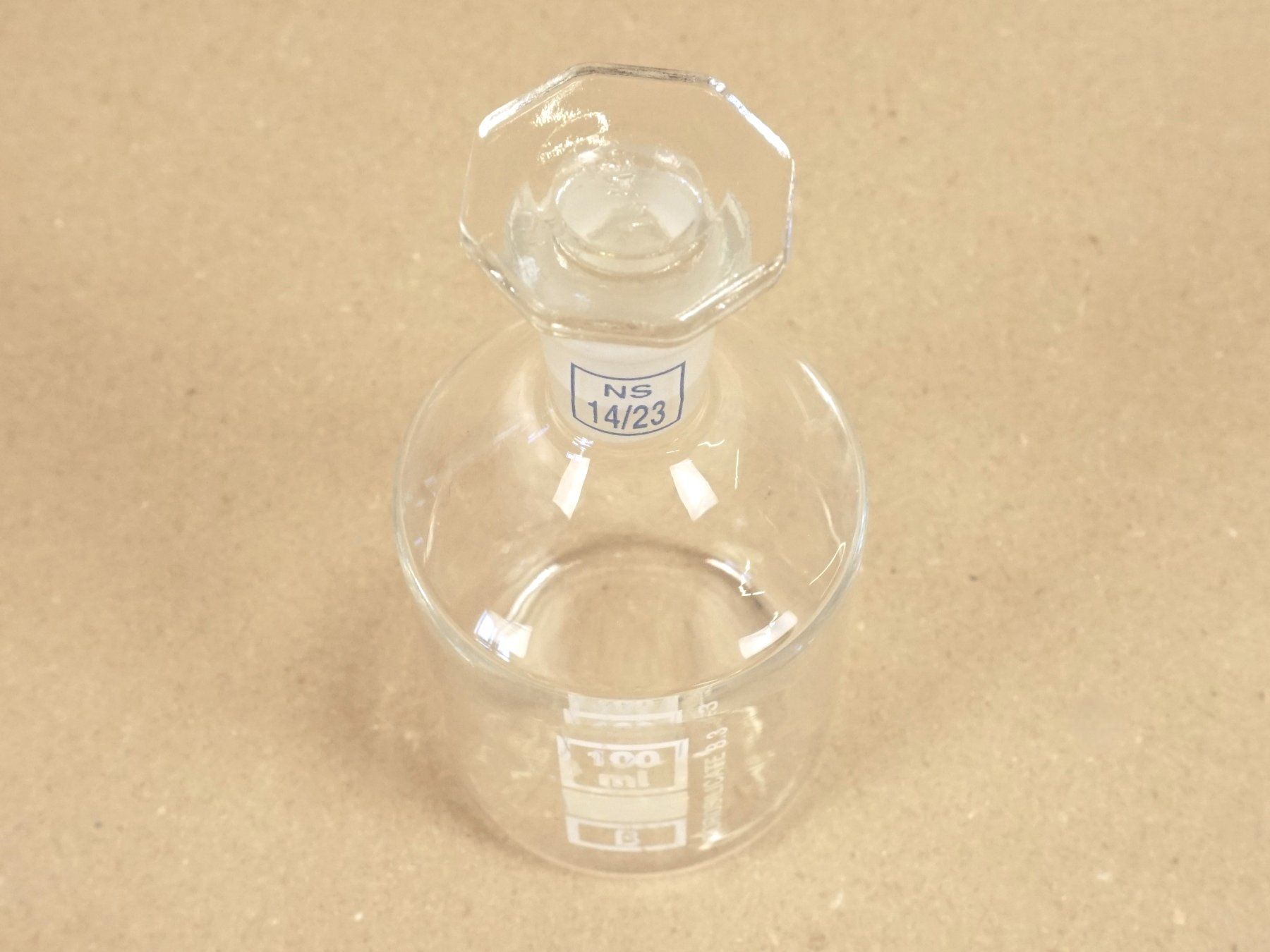 Accessori da laboratorio: Blaubrand-Weithalsflasche NS 14/23 100ml 8 STK. – Usato da Pratteln venduto da Restwert_Pratteln 3