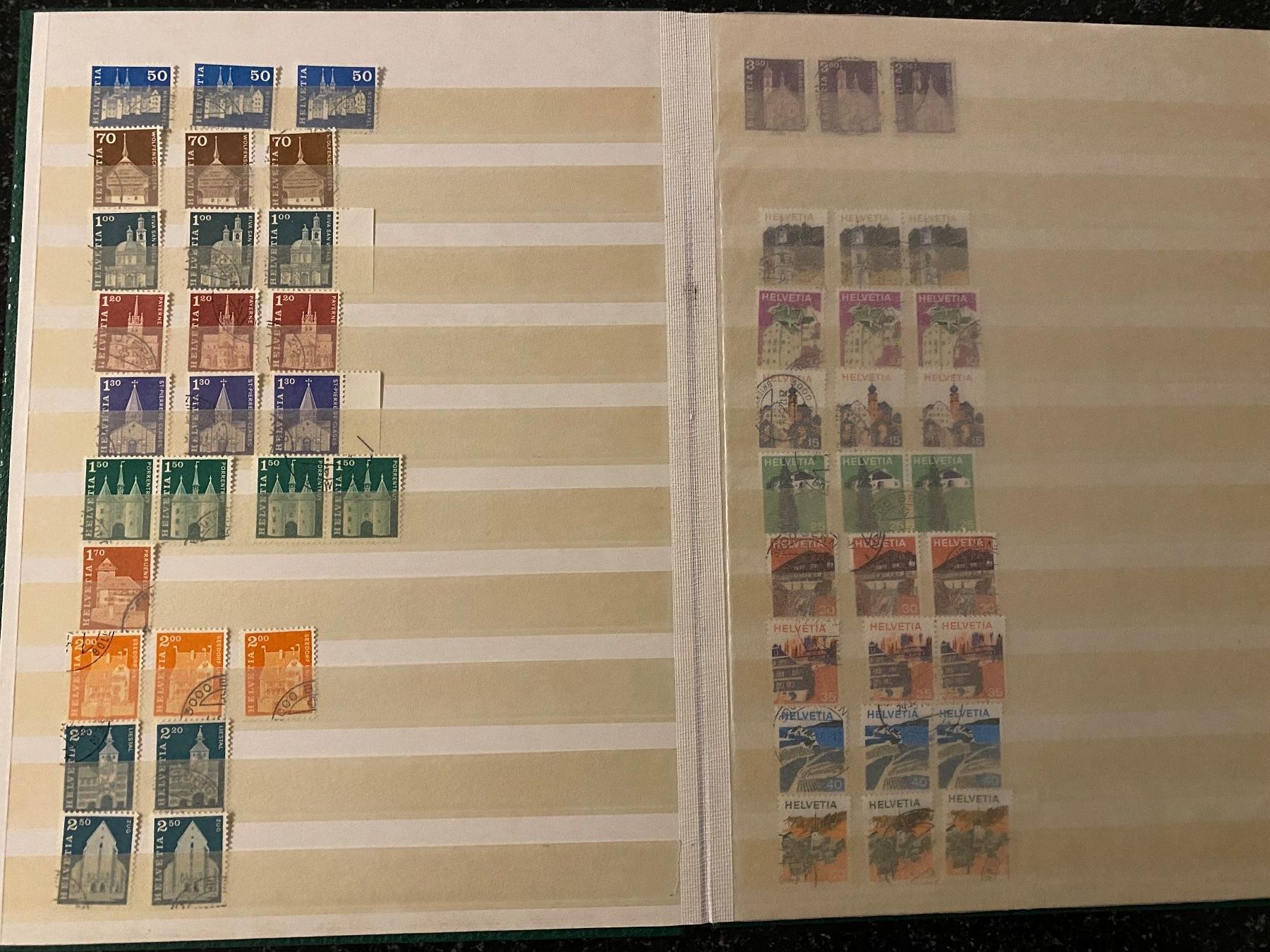 Tutti i francobolli: Briefmarken Album Schweiz – Usato da Bätterkinden venduto da Albera 3