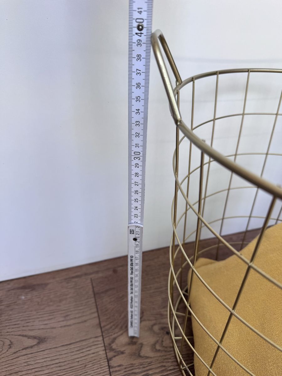 Autres articles pour la maison: Drahtkorb goldfarben  – D'occasion à Niederbüren par Oetschli 3