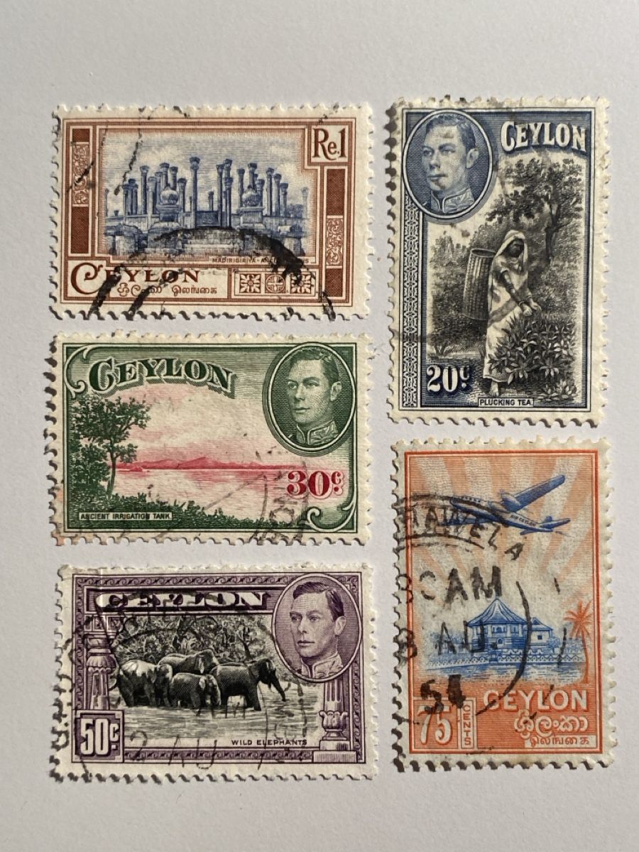 Tutti i francobolli: Ceylon antik Lot – Usato da Küssnacht a. Rigi venduto da Unique-Valuable