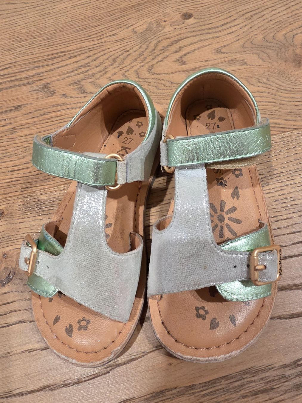Kickers Scarpe per ragazze: Leder Sandalen Kinder Grösse 27 – Usato da Bülach venduto da tet_nq2w 2