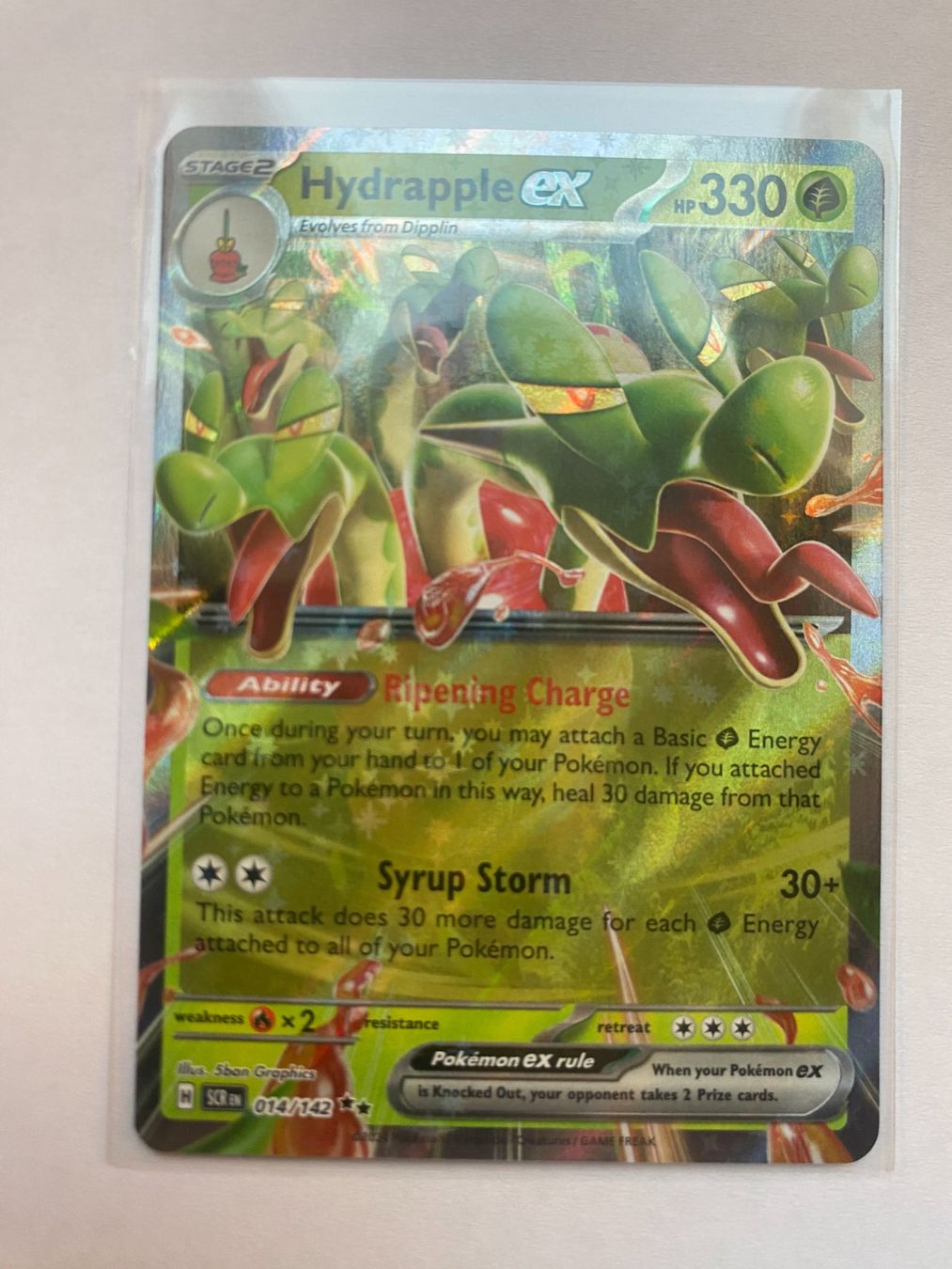 Pokémon Carte collezionabili: Pokemon Hydrapple EX 014/142 Stellar Crown EN – Nuovo (secondo la descrizione) da Weingarten-Kalthäusern venduto da McGmavlo