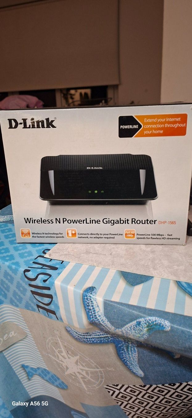 D-Link Wireless N PowerLine Gigabit Router DHP-1565! Nuovo (Nuovo e ...