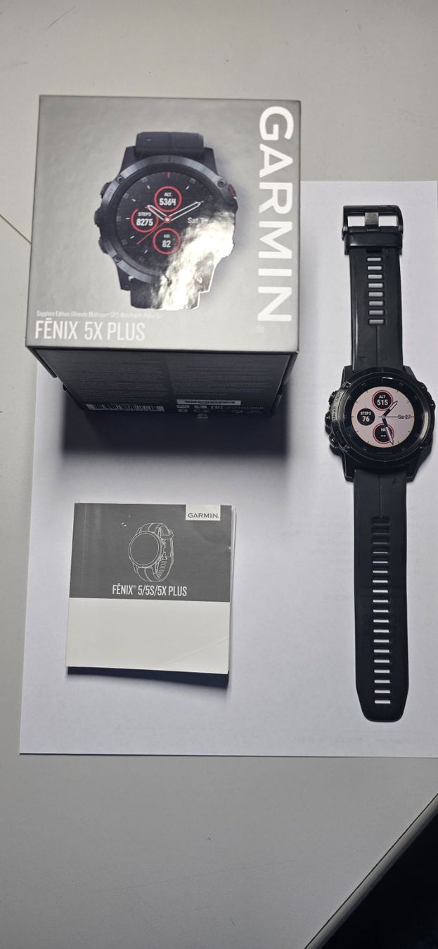 Garmin Smartwatch: Garmin Fenix 5X Plus Sapphire Edition – Usato da liebistorf venduto da suzuki1800