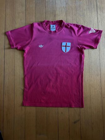 Vintage Adidas France 98 World Cup England T-Shirt
