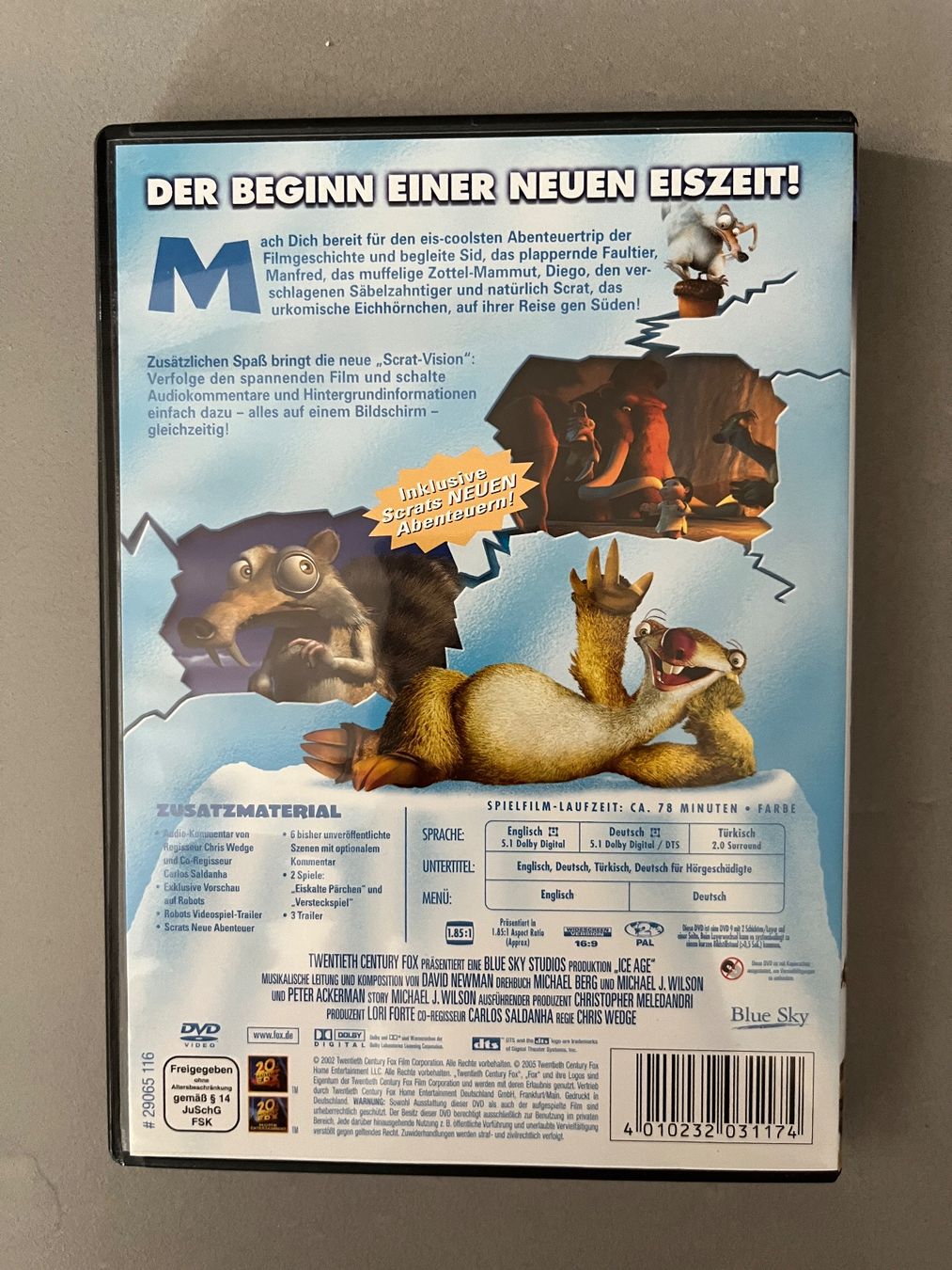 Tutti i DVDs: ICE AGE DVD 📀 – Usato da Sierre venduto da black.box 1