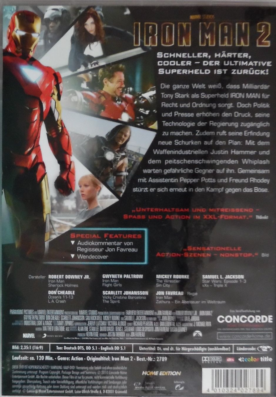 Alle DVDs: Iron Man 2 – Gebraucht aus Bellinzona von Luna093 2