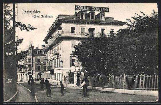 Ansichtskarten: Rheinfelden, Hotel Schützen, Restaurant – Gebraucht aus Berlin von bartko-reher