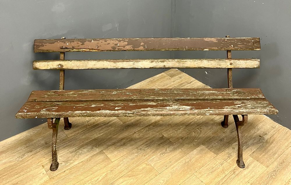 Alte Gartenbank Sitzbank Gusseisen Füsse Kaufen auf Ricardo