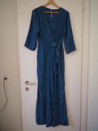 Jumpsuit aus Seide mit Paisley Muster, M