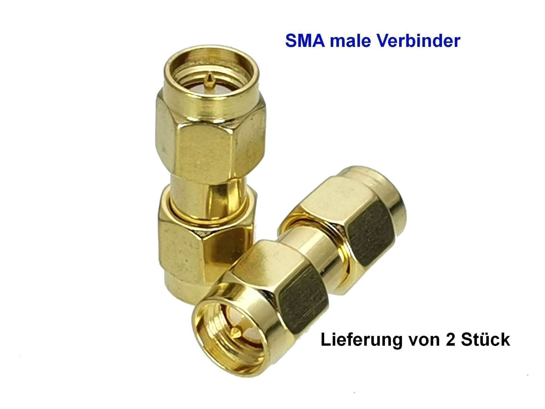 Radiocomunicazione: SMA male Verbinder Set mit 2 Stück – Nuovo e nell'imballaggio originale da Zürich venduto da buyfinest 1