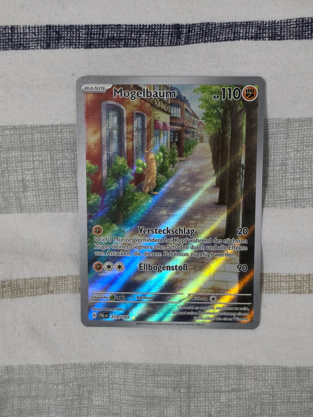 Pokémon Carte collezionabili: Mogelbaum 219 – Nuovo (secondo la descrizione) da Binningen venduto da oscark77 1