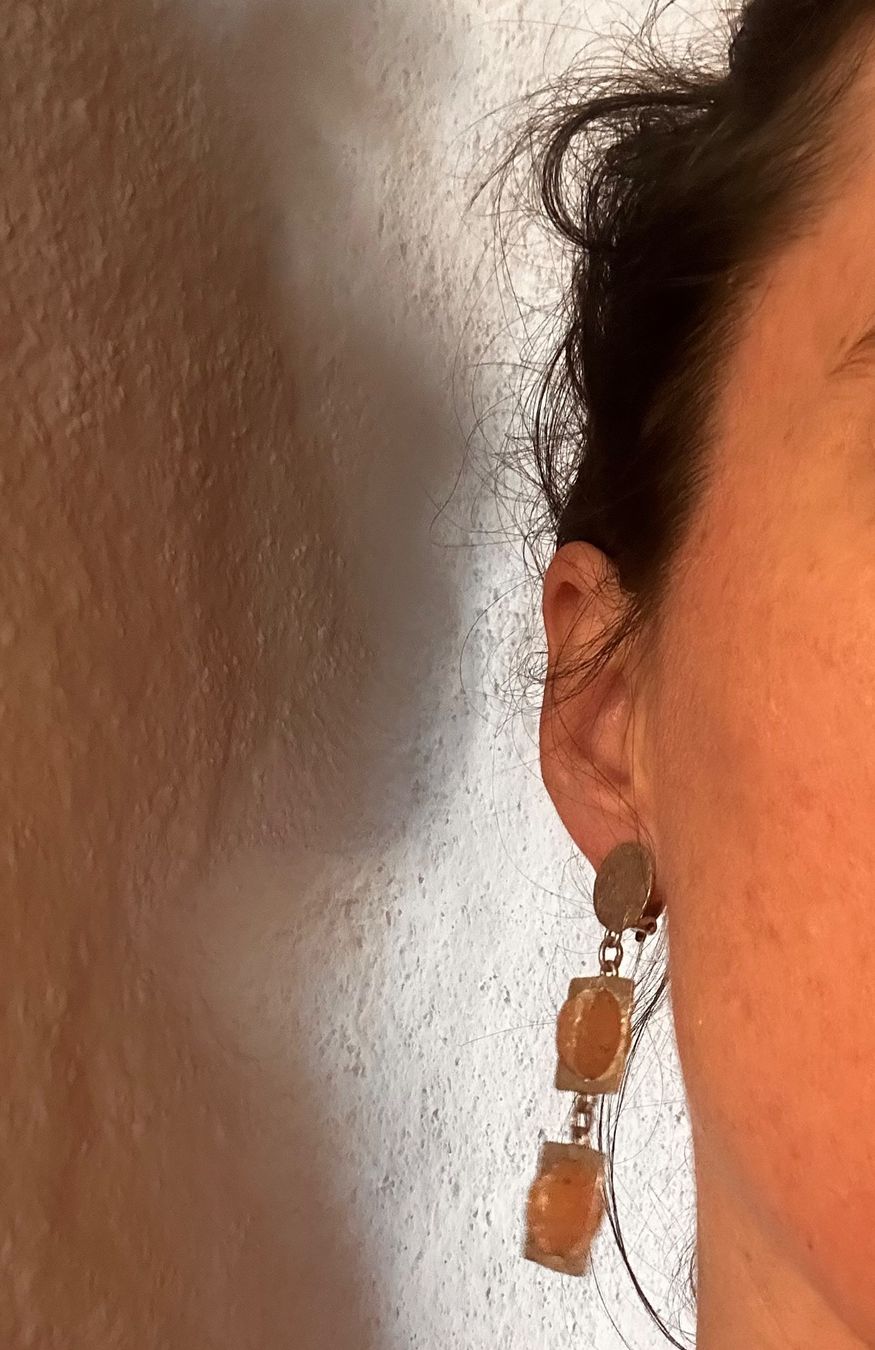 Boucles d'oreille: Silber Ohrhänger Unikat Handarbeit Design modern – D'occasion à Dittingen par Bellevista 7