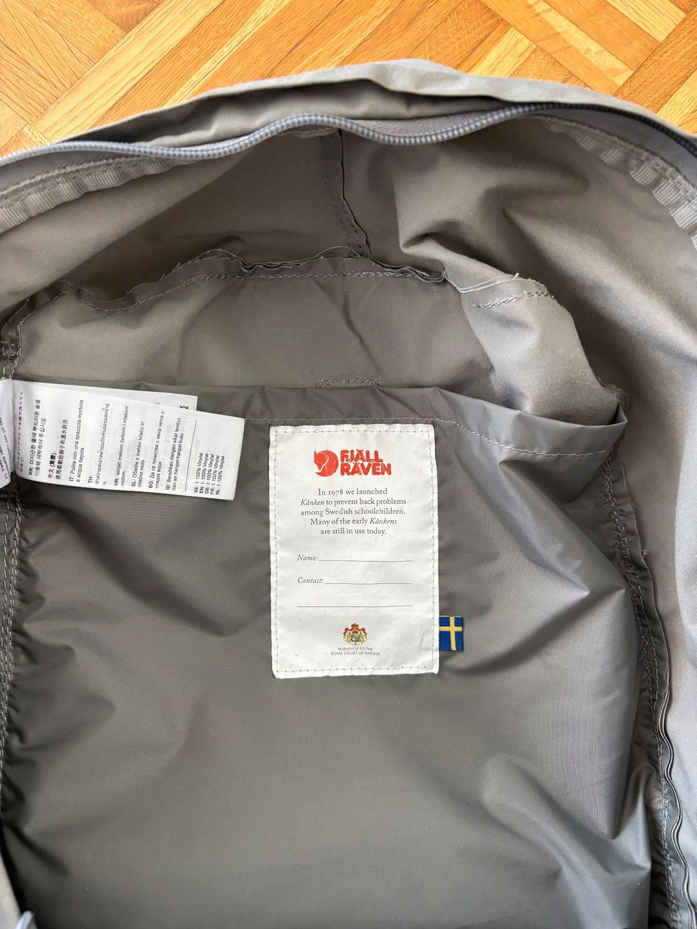 Fjällräven Rucksäcke: Rucksack, Fjällräven, Freizeit, unisex, hellgrau – Gebraucht aus Luzern von Roger3022 4