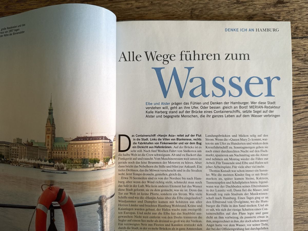 Riviste & Magazine: MERIAN Hamburg mit Stadtplan – Usato da Zürich venduto da ado7321 5