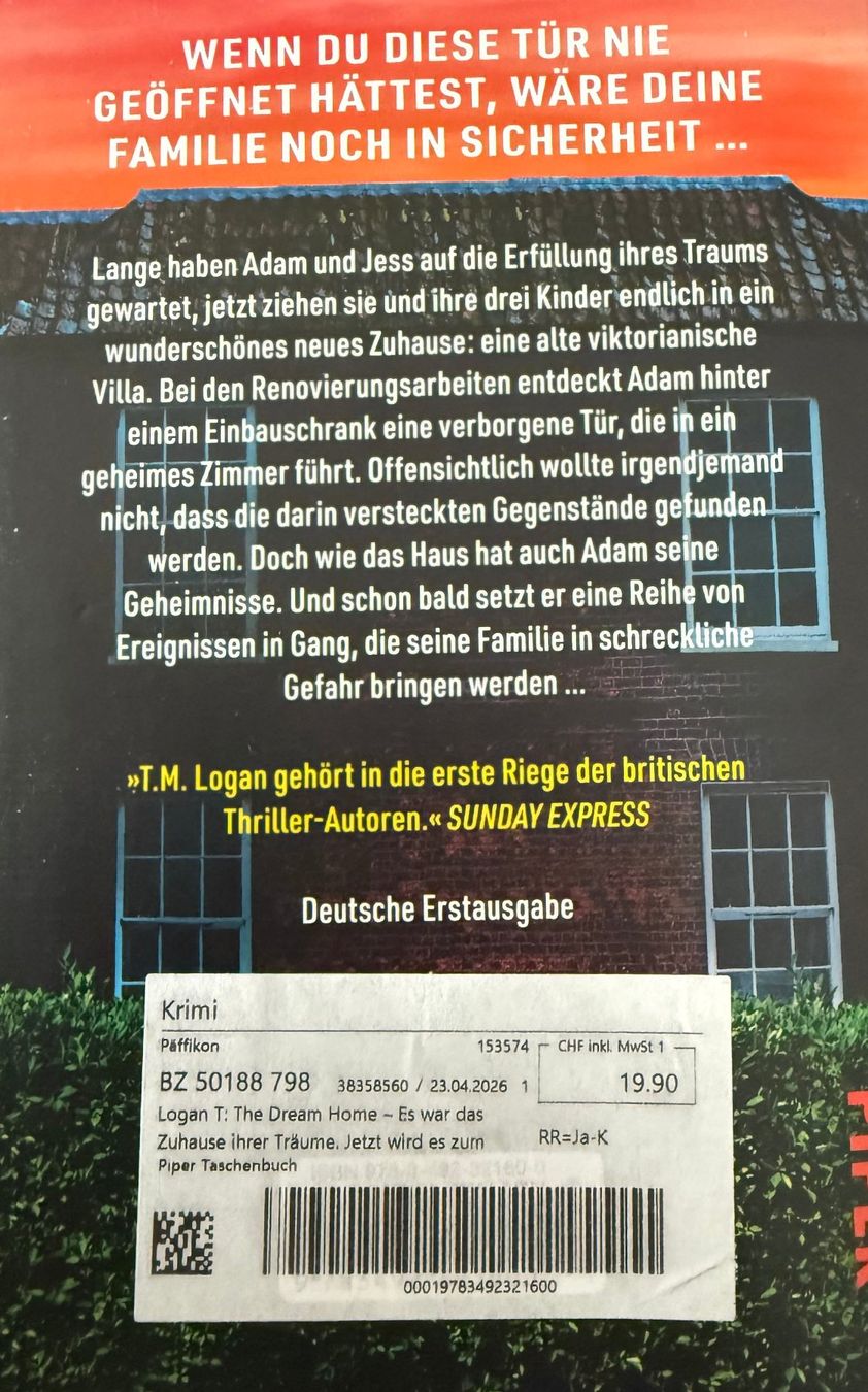 Libri: T. M. Logan - The Dream Home – Usato da Zäziwil venduto da kreative-ideen 1