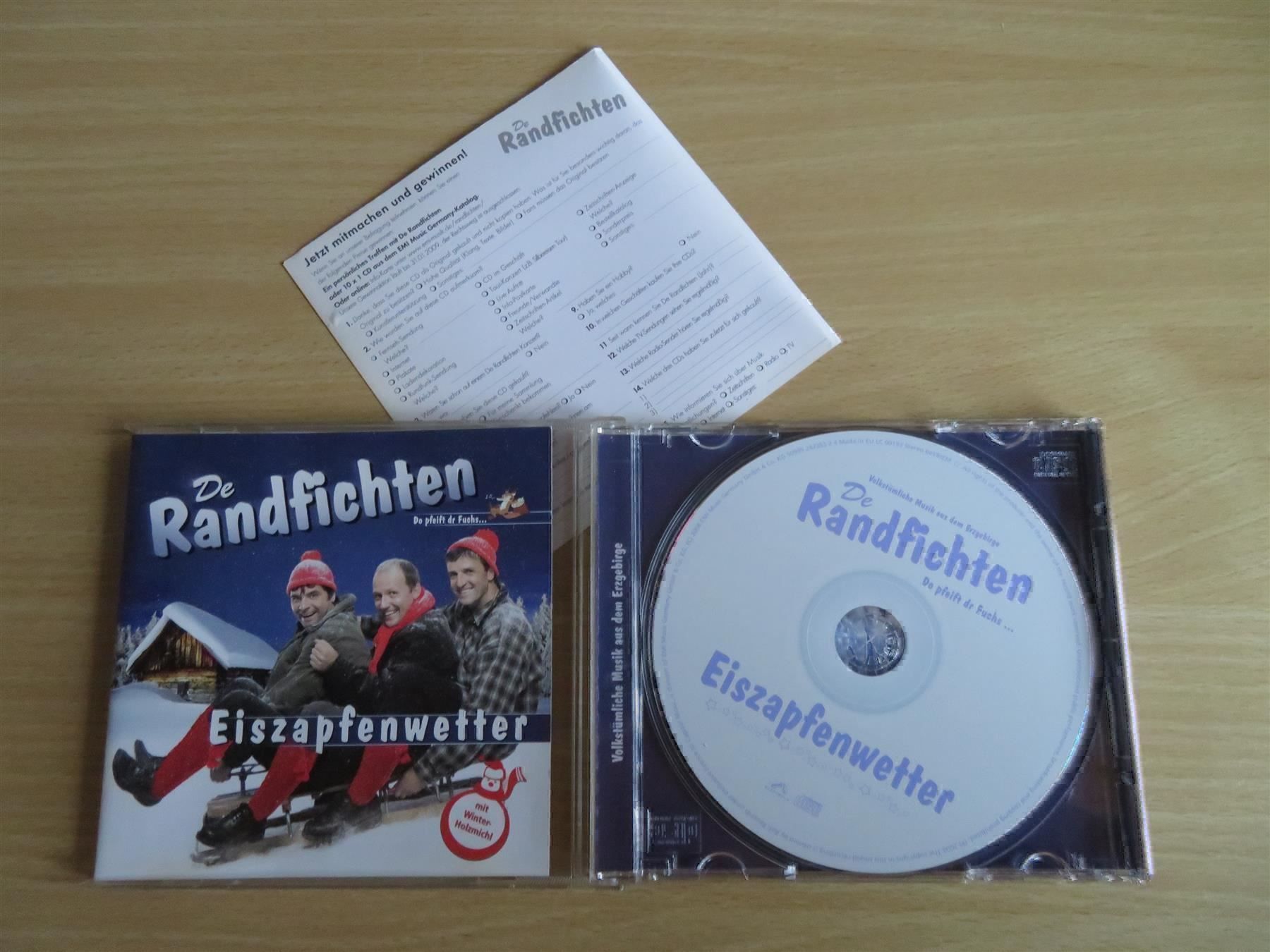 CD: DE RANDFICHTEN Eiszapfenwetter 2008 – Usato da Niederbipp venduto da Onyx32