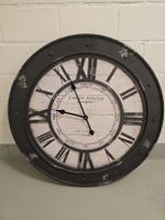 Vintage Wanduhr im Industrial Style - Blickfang für Zuhause!