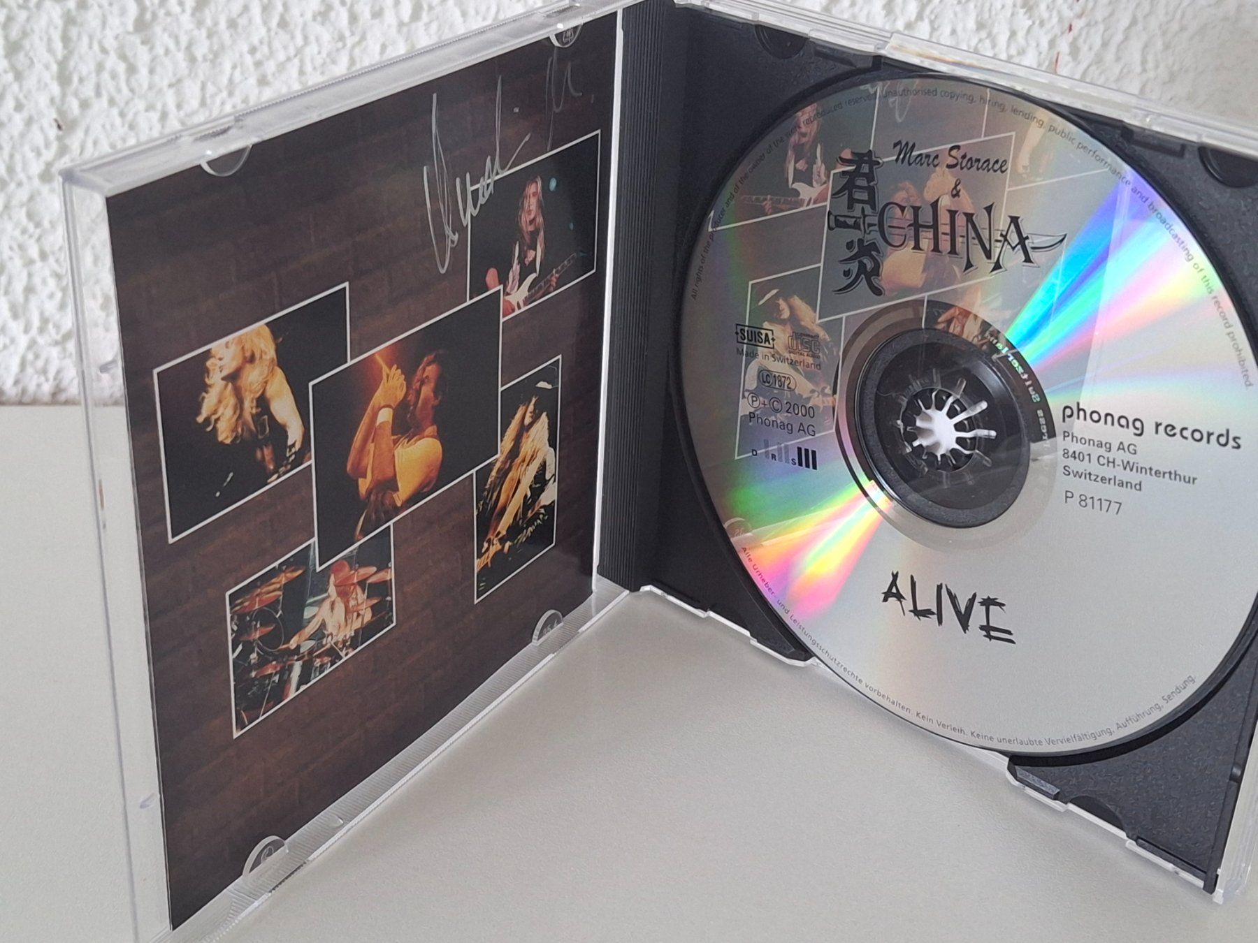 CD: CD Marc Storace & China - Alive✨ – Usato da Aarberg venduto da Jackup1 2