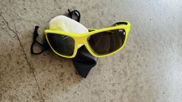 Uvex Sportbrille, neon gelb