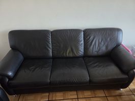 3er & 2er Ledersofa