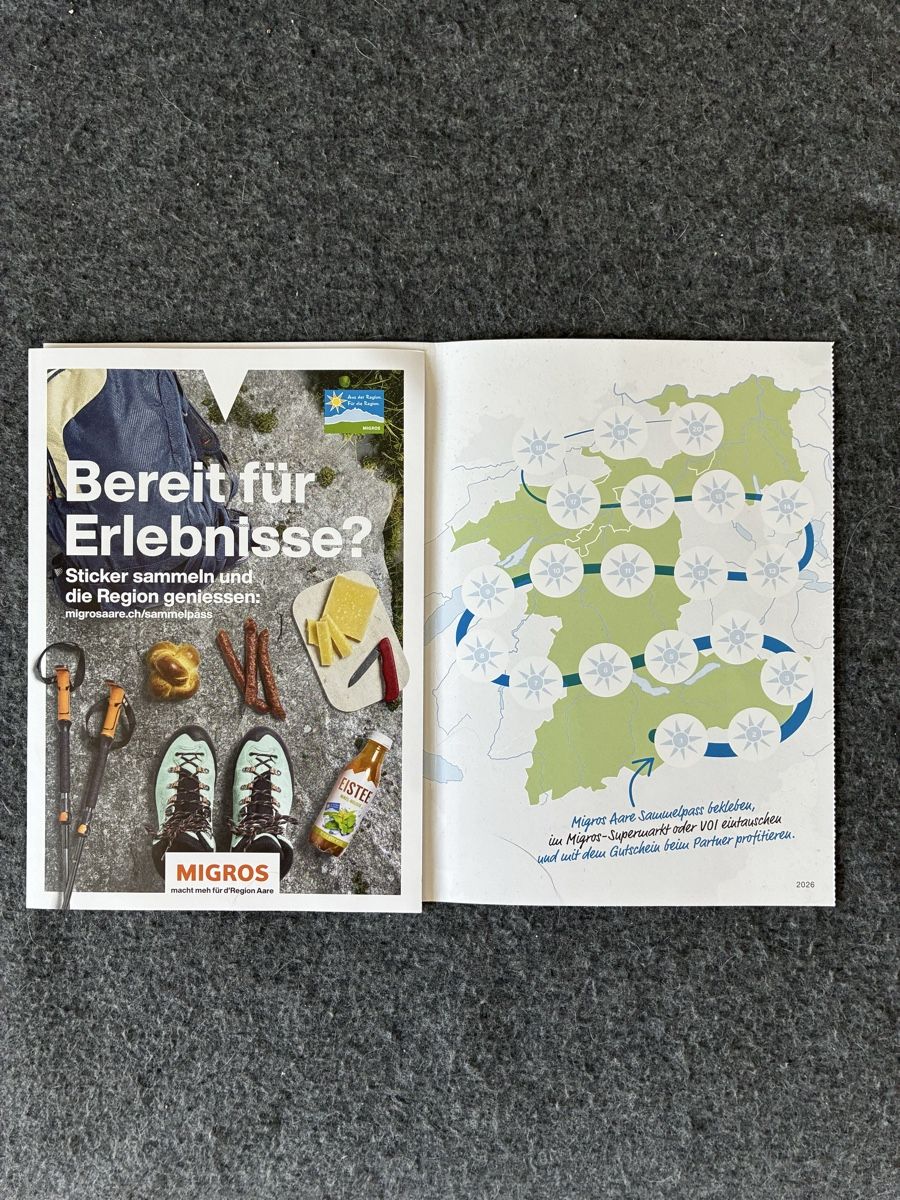 Migros Raccolte di bollini & punti: Migros Sticker Sammelpass 40 Stück – Nuovo (secondo la descrizione) da Bergdietikon venduto da parfume 1
