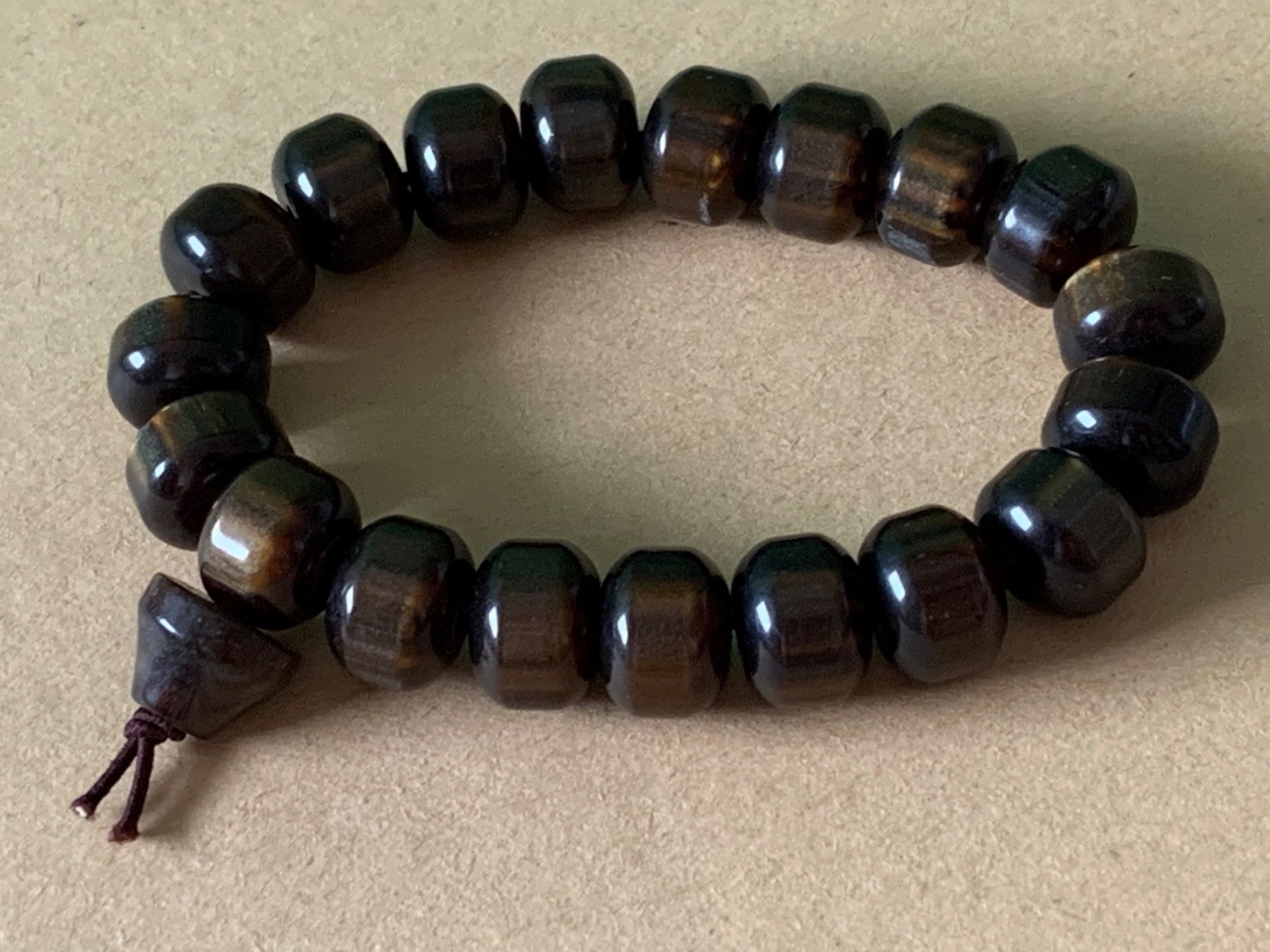 Bracciali & Braccialetti: Herrenarmband Tigeraugen-farben – Usato da Dittingen venduto da Bijoubelle 4