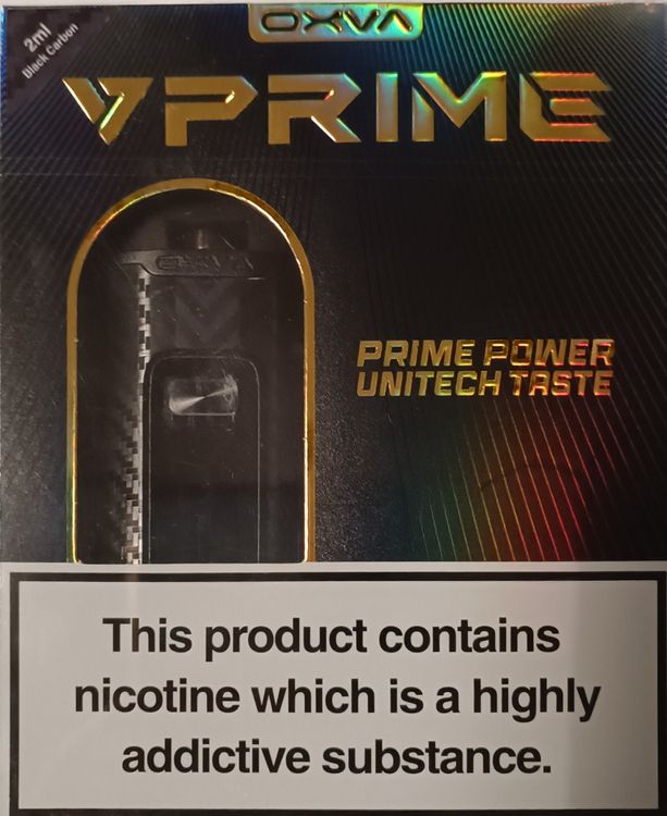 Oxva Vprime E-zigarette (Neuf avec emballage d'origine)  Neerach pour CHF  29.9  avec livraison | Acheter sur Ricardo