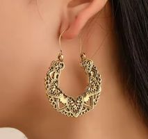 Ohrringe - Ethno Stil - orientalisch - goldig - Modeschmuck