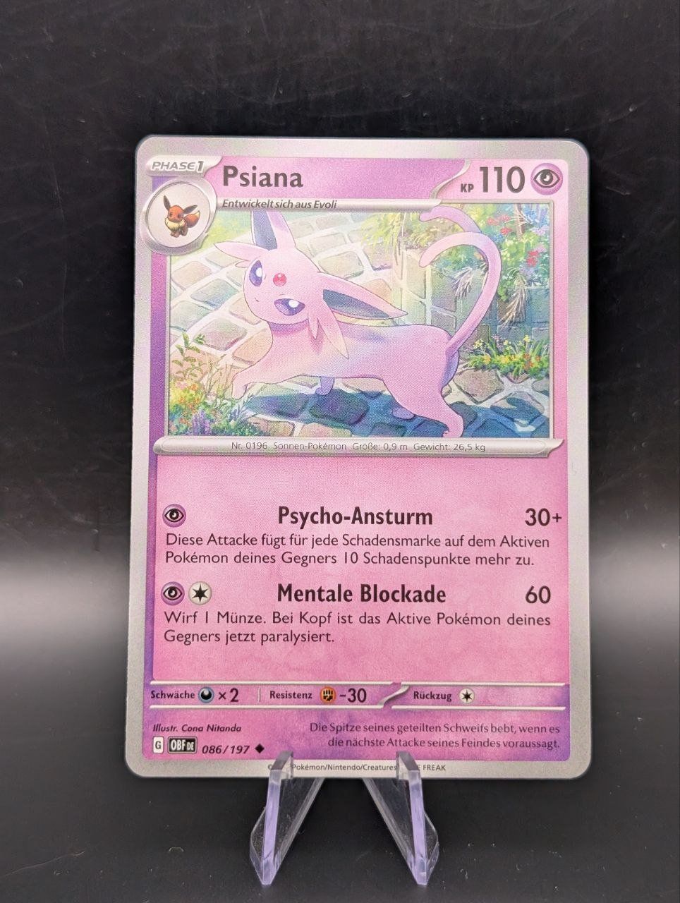 Pokémon Sammelbilder & Trading cards: Psiana auf Obsidian Flames – Gebraucht aus Ennetbürgen von Home_of_TCG