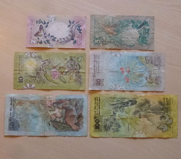 Billets de banque: Ceylon ++ 2 Rupien - 100 Rupien 1979 – D'occasion à Walkringen par Casablanca777 1